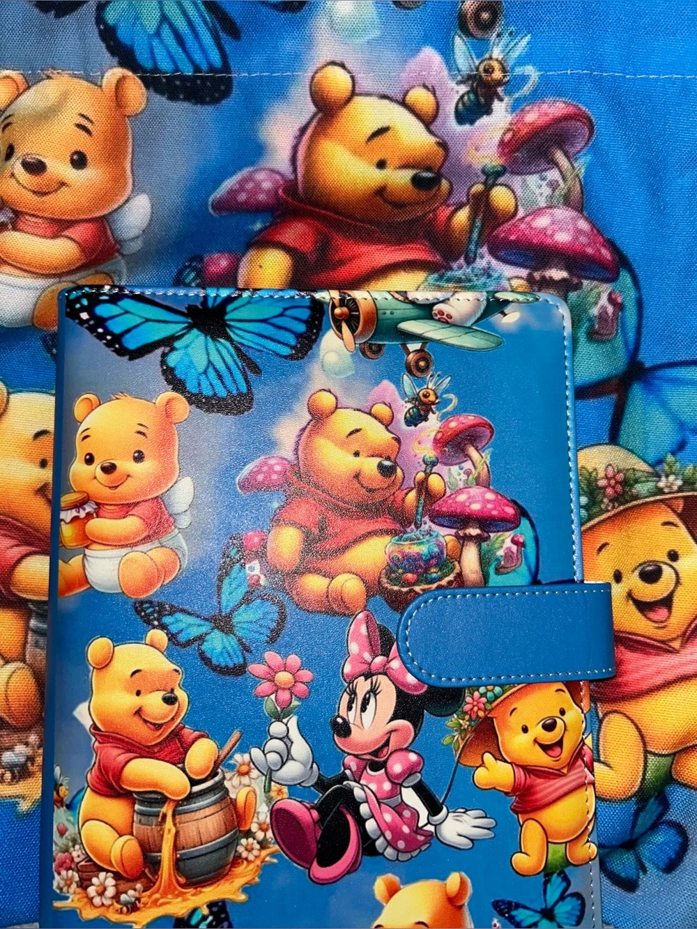 Winnie A5 Pooh binder with Tote